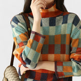 Teresa - Kõrge kaelusega villane kampsun