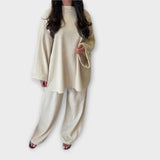 Ingrid - Pluss Suurus Komplekt - Ribatud Stiil