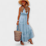 Lola - Boho pitsiga maxi kleit