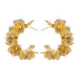 Hadley | C-kujulised kõrvarõngad lillemustriga