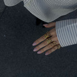 Jaylinette | Suur Kuldrõngas 18K