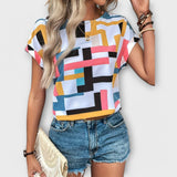 Mónica - Lühikeste varrukatega pluus